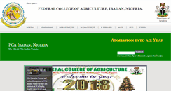Desktop Screenshot of fcaib.edu.ng